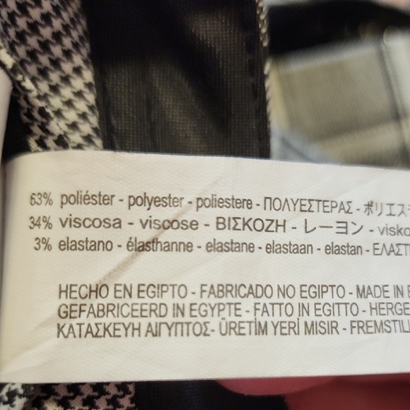 Zara Men's Plaid Joggers in Gray and White - Picture 14 of 14